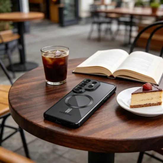 Tech-Protect MagFlex MagSafe Samsung Galaxy S26 Ultra, lesklá černá