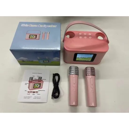 Vezeték nélküli karaoke szett gyerekeknek, rózsaszín