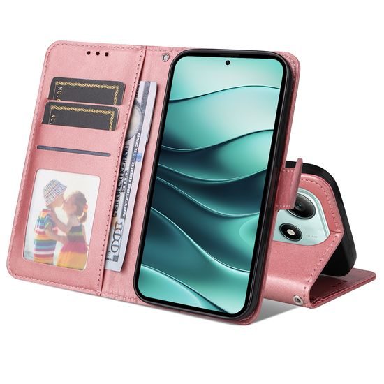 Μαγνητική Θήκη, Xiaomi Redmi Note 14 5G, Ροζ