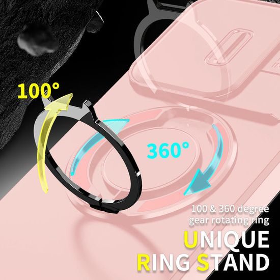 Camslide Stand tok, Xiaomi Redmi 17, rózsaszín
