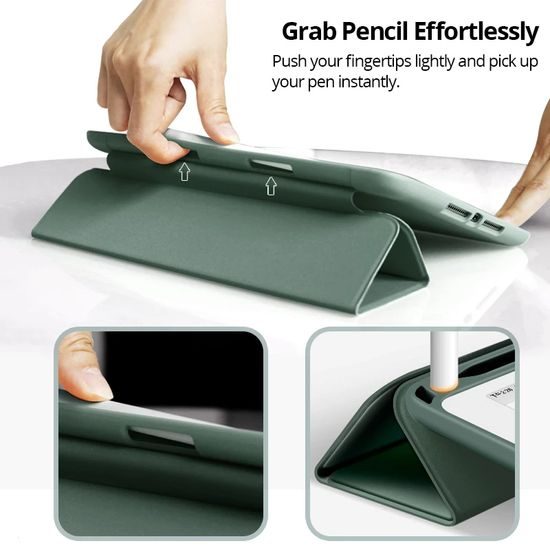 JP Smart case Pen pouzdro na tablet, iPad 10.2, 2019 / 2020 / 2021 (iPad 7 / 8 / 9), růžové