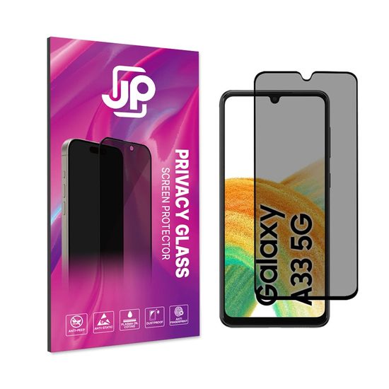 JP Privacy Edzett üveg, Samsung Galaxy A33, fekete
