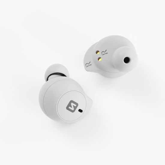 Swissten Bluetooth TWS fejhallgató Stonebuds, fehér