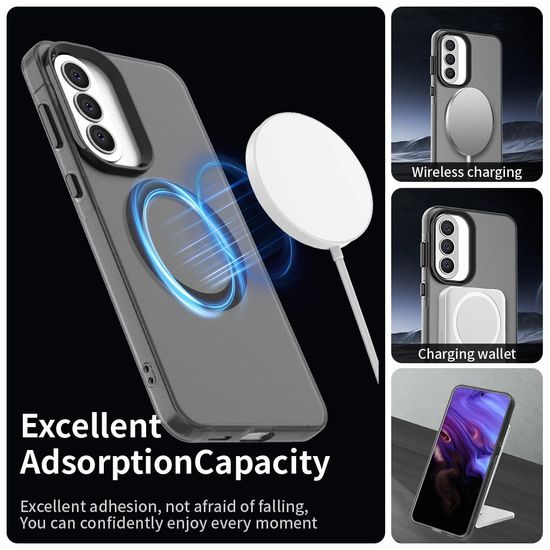 Techsuit CandyCase MagSafe, Samsung Galaxy A37 5G, černý