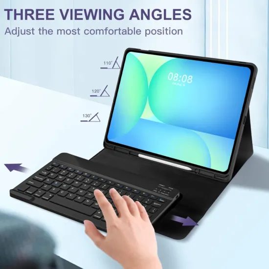 Etui Tech-Protect SC Pen + tipkovnica, Samsung Galaxy Tab S10 FE Plus 13.1 (X620 / X626B), črno