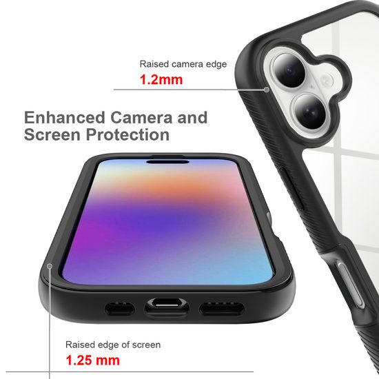 JP Defense360 θήκη, iPhone 17, μαύρη