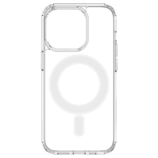 Prozirna magnetna torbica s MagSafeom, iPhone 15 Pro, prozirna