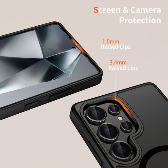 Tech-Protect MagMat MagSafe, Samsung Galaxy S25 Ultra, μαύρο ματ