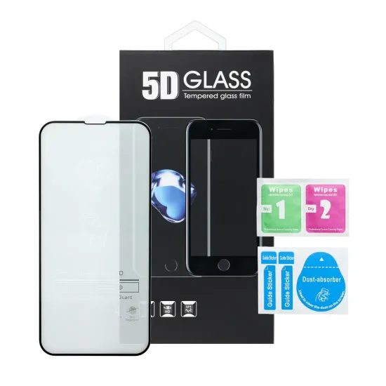 Folie de sticlă securizată 5D pentru Samsung Galaxy A35 / A55, neagră