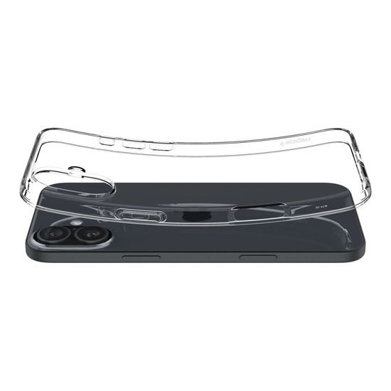 Spigen Liquid Crystal kryt na mobil, iPhone 16, Crystal Clear