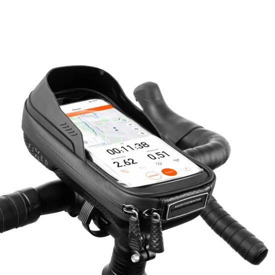 Odnímateľné puzdro na mobilný telefón na bicykel FIXED Bikee Bag 2, čierne