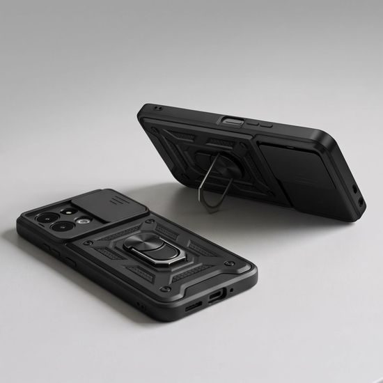 Tech-Protect CamShield Pro Schutzhülle für Xiaomi Redmi 17 4G / 5G - Hybrid Case mit Kameraschutz - Schwarz