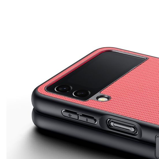 Dux Ducis Fino case, Samsung Galaxy Z Flip 4, červené