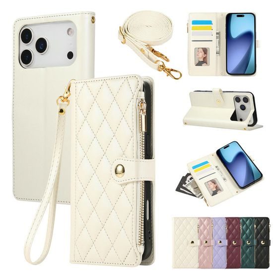 Glamour etui, iPhone 17 Pro, bel
