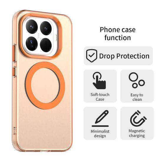 Techsuit CandyCase MagSafe, Xiaomi 17T, pomarańczowy