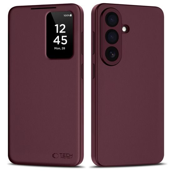Tech-Protect Smart Wallet, Samsung Galaxy A57 5G, bordo
