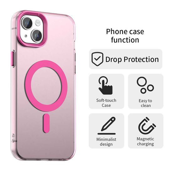 Techsuit CandyCase MagSafe, iPhone 13, rosa