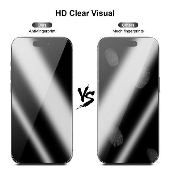 JP Long Pack Προστατευτικά Γυαλιά Οθόνης, 3 γυαλιά για τηλέφωνο με εφαρμογέα, iPhone 16 Pro