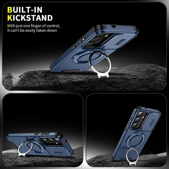 Samsung Galaxy S25 FE / S26 FE ümbris – Camslide Stand – sinine