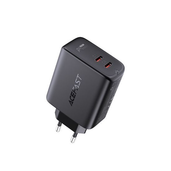 Acefast adapter 2x USB-C 40W, PPS, PD, QC 3.0, AFC, FCP, bel (A9 bel)