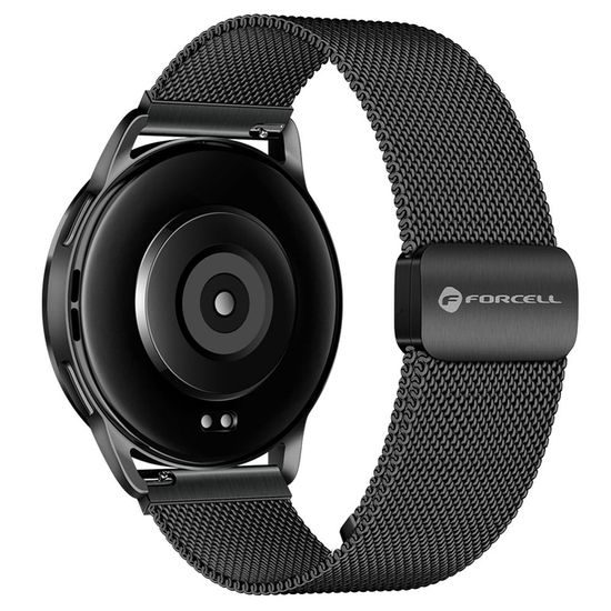 F-Design FS11 Ατσάλινο λουράκι για ρολόγια Samsung Watch 20 mm, μαύρο