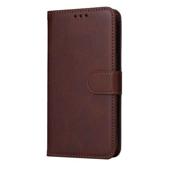 Samsung Galaxy A18 ümbris – Magnet Case nahkümbris – pruun