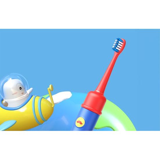 Bitvae BVK7S Sonický zubní kartáček s aplikací pro děti, sada špiček, modrý
