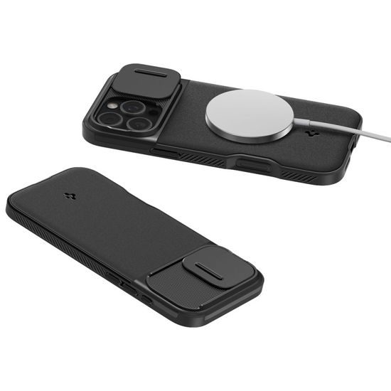 Spigen Optik Armor MagSafe, iPhone 16 Pro, černý