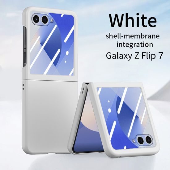 Husă Skin Feeling, Samsung Galaxy Z Flip 8, albă