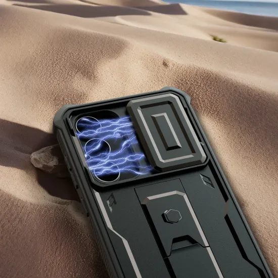 Tech-Protect Kevlar Cam+ θήκη, Samsung Galaxy S25 FE, μαύρη