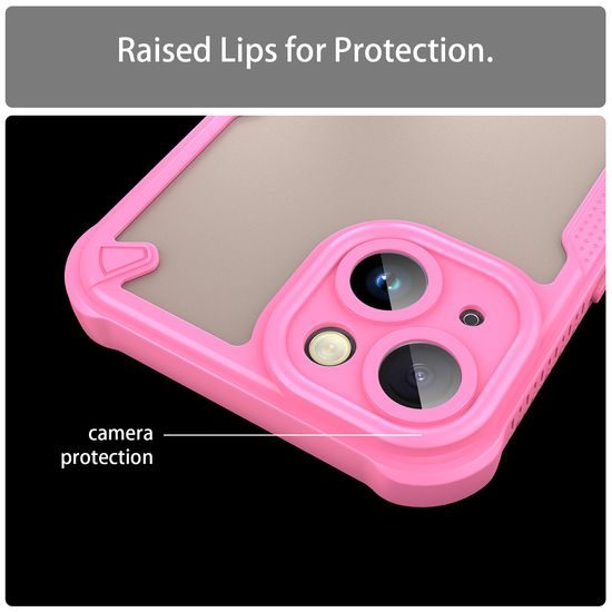 ArmorShield Hybrid Case, iPhone 14, ροζ