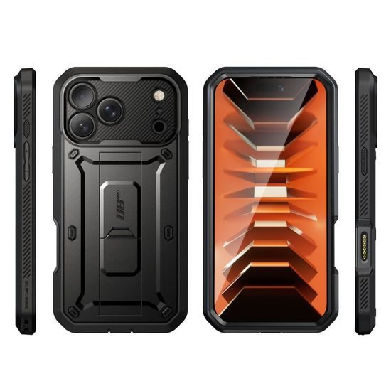Supcase Unicorn Beetle Pro, iPhone 17 Pro / 18 Pro, černý