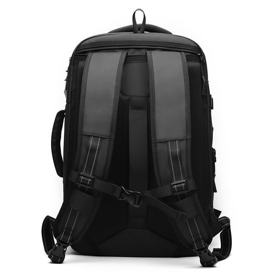 JP Batoh B23 s vákuovým kompresným vakom, 48*31*22~27 cm, čierny