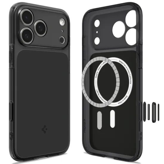 Spigen Ultra Hybrid "T" Mag s MagSafe, iPhone 17 Pro / 18 Pro, čierny
