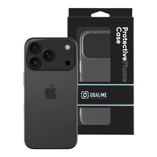 OBAL:ME Θήκη TPU για iPhone 17 Pro, διάφανη