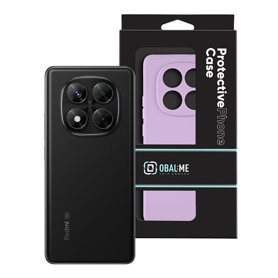OBAL:ME Ματ TPU Κάλυμμα για Xiaomi Redmi Note 14 Pro 5G / Poco X7 5G, μωβ