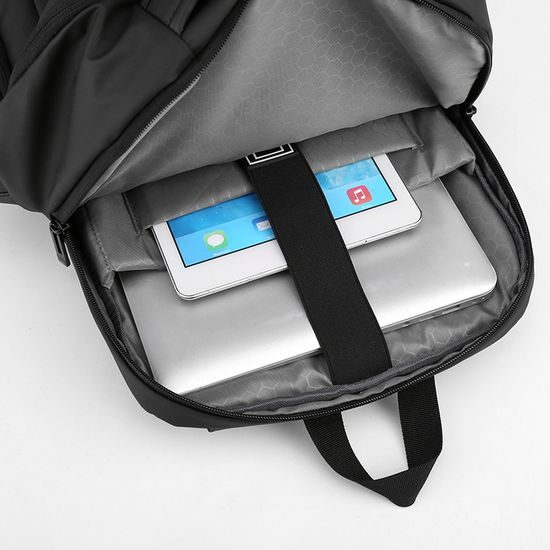 JP Rucksack B22 - Multifunktionaler Tagesrucksack 44x30x14 cm - Schwarz