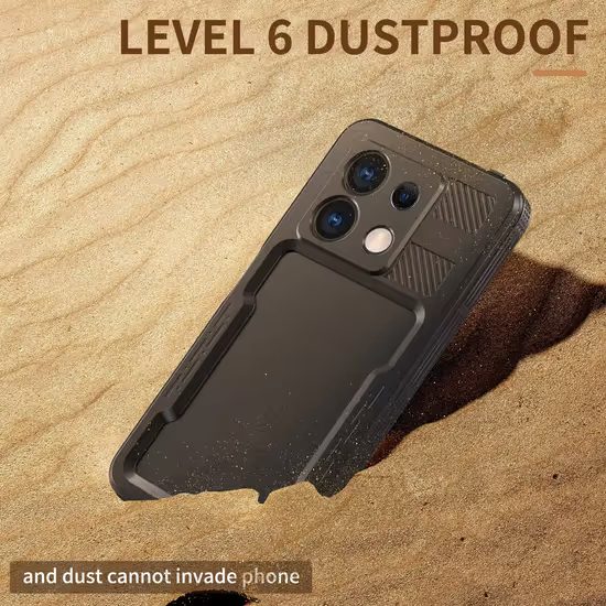 ShellBox IP68 Θήκη, Xiaomi Redmi Note 13 5G, μαύρη