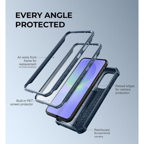 Dexnor 360 Kickstand Camprotector θήκη Samsung Galaxy A17, μπλε