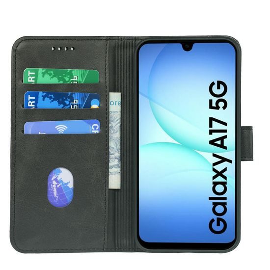 Θήκη Magnet, Samsung Galaxy A17, μαύρη