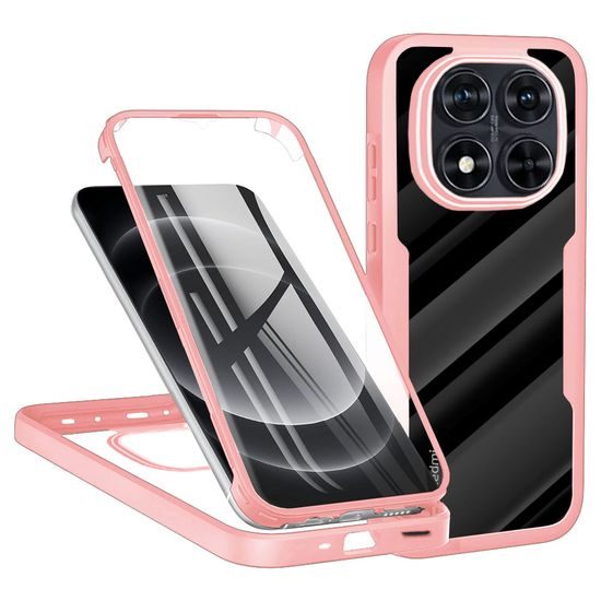 Techsuit ColorVerse 360, Xiaomi Redmi Note 14 Pro 5G / Note 14 Pro Plus 5G / Poco X7, ροζ