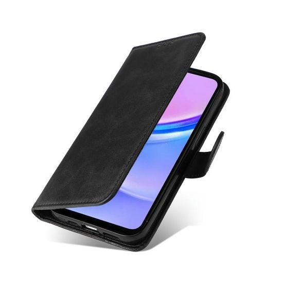 Samsung Galaxy A18 klappümbris magnetiga – must