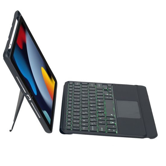 Θήκη πληκτρολογίου JP MK02 για tablet, iPad 10.2 2019 / 2020 / 2021 (iPad 7 / 8 / 9), iPad 10.5 (2018), iPad Air 3 10.5 (2019), μαύρο