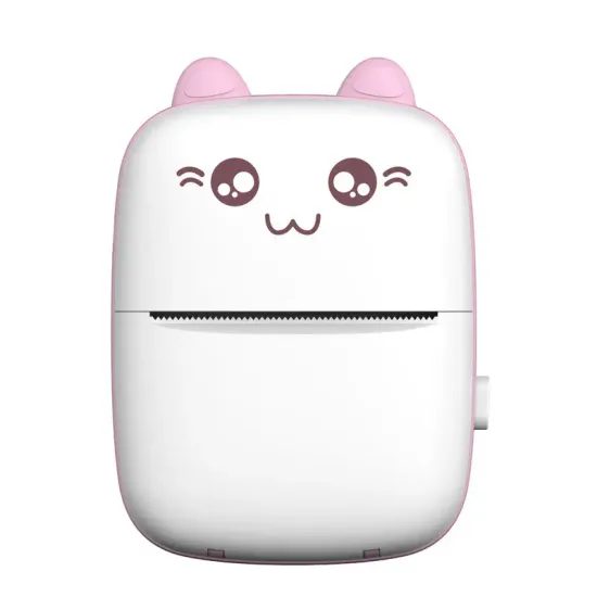 Termální tiskárna Mini cat, růžová