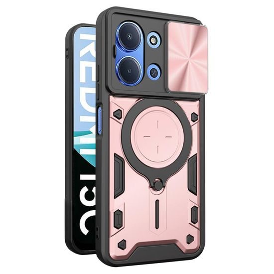 Techsuit CamGuard Pro, Xiaomi Redmi 15C 4G / 5G, ροζ χρυσό