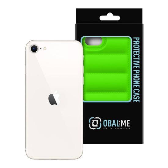OBAL:ME Puffy kryt, iPhone 7 / 8 / SE 2020 / SE 2022, zelený