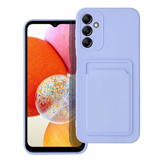 Θήκη Card Case, Samsung A14 5G / A14 4G, μωβ