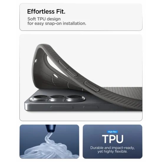 Spigen Liquid Air, Samsung Galaxy S26 Plus, sivý