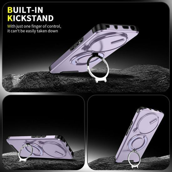 Θήκη Camslide Stand, Xiaomi Redmi Note 14 Pro Plus 5G, μωβ