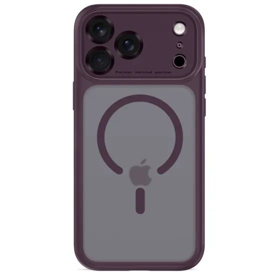 Tech-Protect MagPeak MagSafe CC, iPhone 17 Pro Max / 18 Pro Max, vínový matný